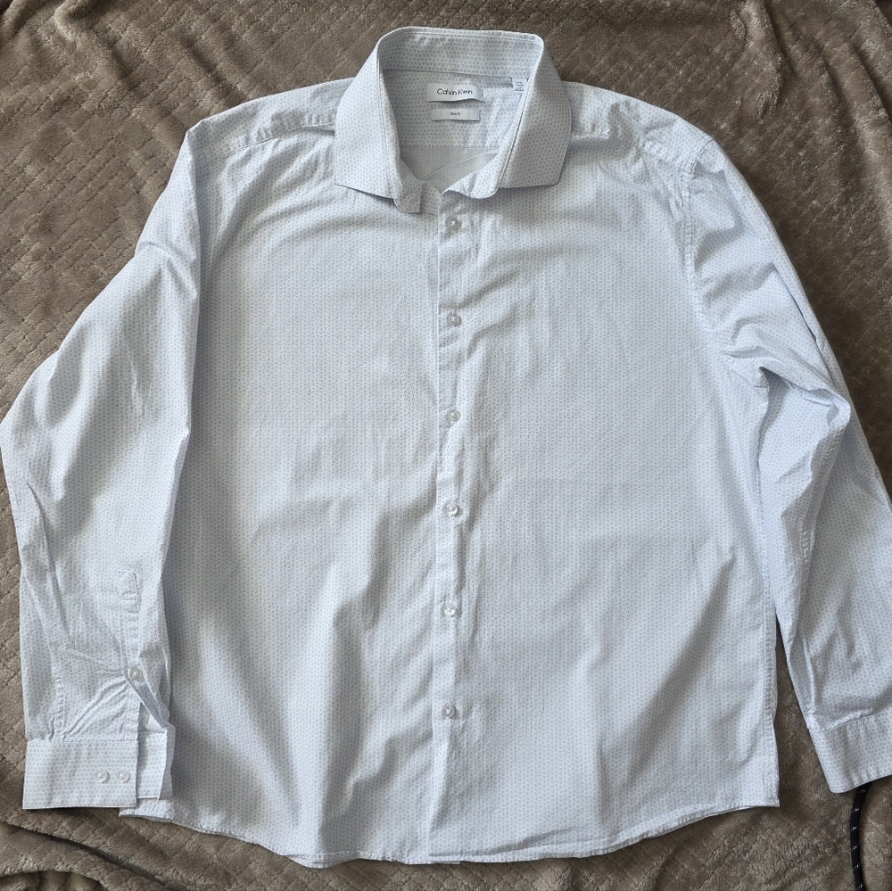 Calvin Klein‎ Men's Light Blue Dress Shirt